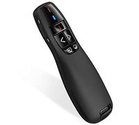 HELLCOOL Télécommande de Présentation sans Fil, 2,4 GHz Récepteur USB, Télécommande Powerpoint pour Windows/Mac/PowerPoint/Keynote/Google Slides/PDF