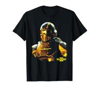 Helldivers 2 Front Back Portrait of Democracy Video Game T-Shirt