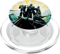 Helldivers 2 Illustrated Poster Sunburst Video Game PopSockets PopGrip pour MagSafe