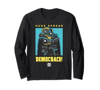 Helldivers 2 PlayStation Video Game Hugs Spread Democracy Manche Longue