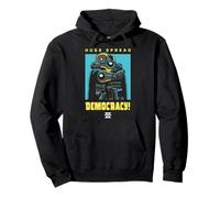 Helldivers 2 PlayStation Video Game Hugs Spread Democracy Sweat à Capuche