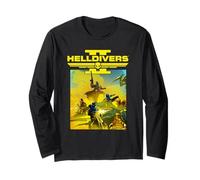 Helldivers 2 Sony Playstation Video Game Group Key Art Manche Longue