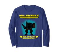 Helldivers 2 Sony Playstation Video Game Say Hello Democracy Manche Longue