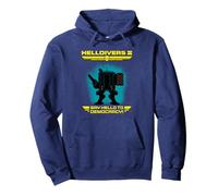 Helldivers 2 Sony Playstation Video Game Say Hello Democracy Sweat à Capuche
