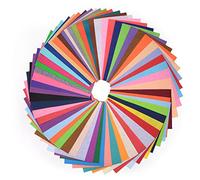 HellDoler Tissu en Feutre, 60pcs DIY Feuille de Feutrine 20x30cm Multi-Couleurs pour Artisanat Patchwork Couture ou Bricolage Décorations