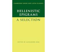Hellenistic Epigrams: A Selection