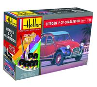 Heller 1: 24 Gift Set - Citroen 2 CV Charleston