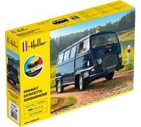 Heller - 1/24 Starter Kit Renault Estafette Gendarmerie NEUF
