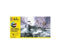Heller - 1000569950 - Maquette STARTER KIT LCVP Landungsboot et Figures