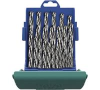 Heller 21961 7 HSS Jeu de forets pour le métal 19 pièces 1 mm, 1.5 mm, 2 mm, 2.5 mm, 3 mm, 3.5 mm, 4 mm, 4.5 mm, 5 mm, 5.5 mm