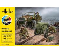 HELLER 35326 MAQUETTE STARTER KIT DIORAMA DUNKERQUE 1/35