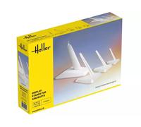 HELLER 4x supports pour maquettes d'avion - HELLER 95200