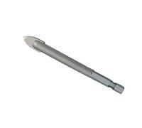 Heller 50092 Ceramic Master Mèche à verre et carrelage, 4 x 75 mm, Argent