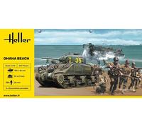 HELLER 50332 COFFRET MAQUETTE MILITAIRE OMAHA BEACH 1/72