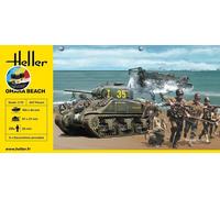 HELLER 52332 COFFRET MAQUETTE MILITAIRE STARTER KIT OMAHA BEACH 1/72