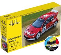 Heller 56113 - Kit De Démarrage 1/43 Peugeot 206 WRC'03 - Neuf