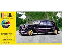 HELLER 56159 MAQUETTE VOITURE STARTER KIT CITROEN 11 CV 1/43