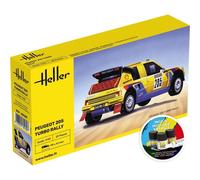 HELLER 56189 maquette starter kit voiture Peugeot 205 turbo rally échelle 1/43