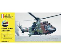 HELLER 56367 MAQUETTE HELICOPTERE STARTER KIT SUPER PUMA AS 332 M0 1/72