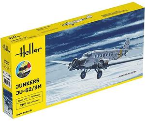Heller 56380 Kit de démarrage Junkers Ju-52/3M 1/72, Non peint.