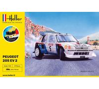 Heller Maquette, 56716, peugeot 205 ev2,1/24