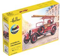 Maquette voiture - Starter kit - Citroen C4 Fire Brigade - 1/24 Heller