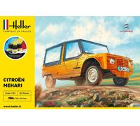 HELLER 56760 MAQUETTE VOITURE STARTER KIT CITROEN MEHARI 1/24