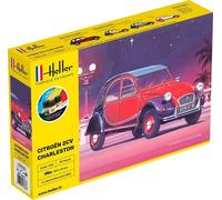 HELLER 56766 MAQUETTE STARTER KIT CITROEN 2CV CHARLESTON 1/24