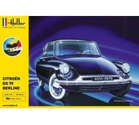HELLER 56795 MAQUETTE VOITURE STARTER KIT CITROEN DS 19 1/16