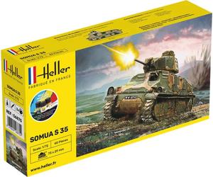HELLER 56875 Starter Kit char Somua S35 1/72