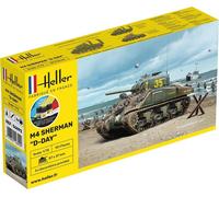 Heller Maquette M4 Sherman D-Day 56892 Échelle 1/72 Gris