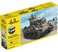 HELLER 56894 Starter Kit char M4A2 Sherman "Division Leclerc" 1/72