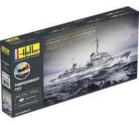 Heller Maquette de bateau Torpedoboot T23 – Collection Historique – Starter Kit