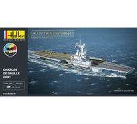 Heller Joustra Maquette bateau : Starter Kit : Porte Avions Charles De Gaulle