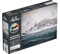 Heller Maquette Kit de démarrage Escorteurs Rapides E 5O 1:400