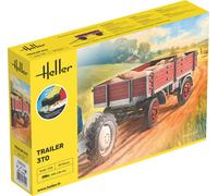 Heller 57410 - 1:24 Kit De Démarrage Remorque 3to - Neuf
