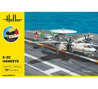 HELLER 58300 MAQUETTE AVION STARTER KIT E-2C HAWKEYE 1/72