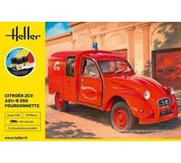 HELLER 58701 CITROEN 2CV AZU-B 250 FOURGONNETTE