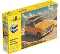 Heller 58704 Kit de démarrage Renault 4 TL/GTL Sun Roof 1/24
