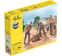 Heller 58754 - 1:24 Kit De Démarrage Travaux Routiers - Neuf