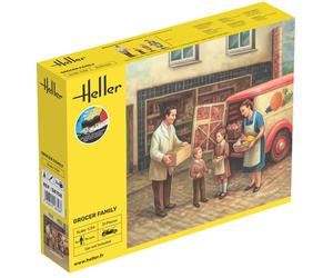 Heller 58758 - 1:24 Kit De Démarrage Famille Épicier - Neuf