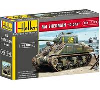 Heller 79892 US Armée M4 Sherman Tank Jour J 1/72 91 Pièces Kit Plastique T48P