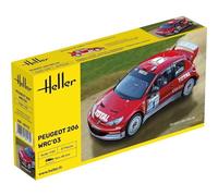 Heller - 80113 - Construction Et Maquettes - Peugeot 206 Wrc '03 - Echelle 1/43ème