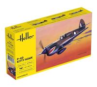 Heller - 80266 - Maquette - Aviation - P-40e Kittyhawk - Chasseur Deuxième Guerre Mondiale - 42 Pièces