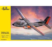 Maquette avion - HELLER - Transall C-160 Retro Brummel - Blanc - 1/72 - 45.1 x 55.5 cm