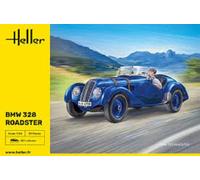 Heller Maquette voiture Kit BMW 328 Roadster – Échelle 1:24 – Réf. 80701