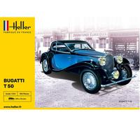 Heller Maquette voiture Bugatti T.50 – Échelle 1/24 – Gamme Classique 80706