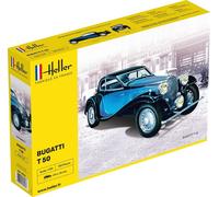 Heller Maquette voiture Bugatti T.50 – Échelle 1/24 – Gamme Classique 80706