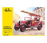 Heller 80733 Citroën C4 Pompier 1/24 : Modèle 183 Mm Détaillé Du Camion De Pompi