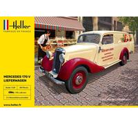 Heller Maquette Camionnette Mercedes 170 V – Échelle 1/24 – Réf. 80736